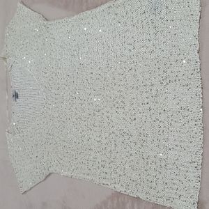 Cream and gold sweater